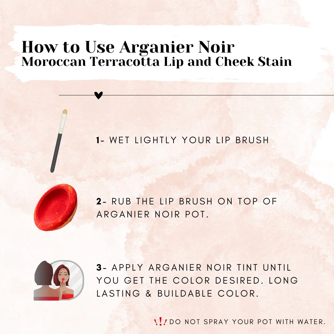 Deep Red Lip & Cheek Stain – Plant-Based